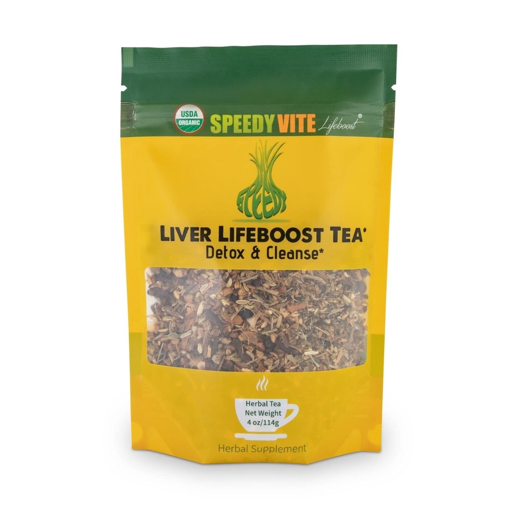 Liver Detox Tea | USDA Organic (4 oz) von SpeedyVite - Cleanses, unterstützt Liver, Gallbladder Health mit Dandelion Leaf, Fennel, Ginger und mehr