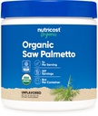 Nutricost Organic Saw Palmetto Pulver 8oz - zertifiziert USDA Organic Saw Palmetto, Glutenfrei
