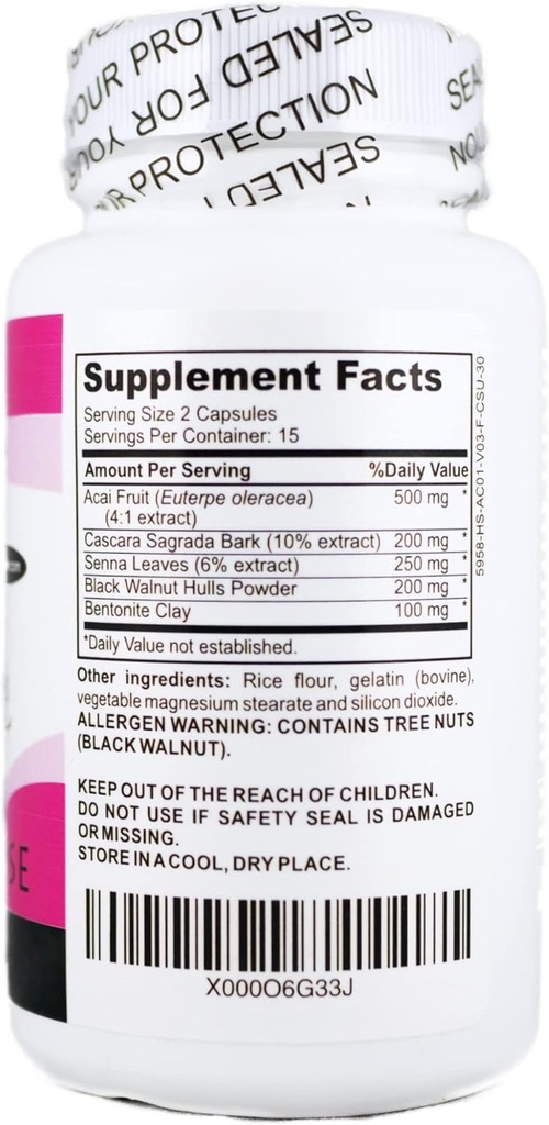 Skinny Jane Cleanse | Natürliche Wellness-Supplement | Entgiften für ein gesundes System | Enhance Wohlbefinden | 15-Tage-Reinigung (30 Kapseln)