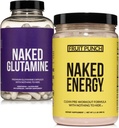 NAKED Vegan Energizing Muscle Recovery Bundle Fruit Punch Energy und 240 L-Glutamin Kapseln, 1000mg