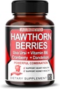 7 in 1 Ultra Hawthorn Berry mit Uva Ursi Dandelion Cranberry Apple Cider Essig - Herz, Kinney Health Support