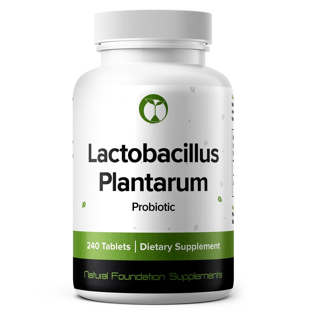 Lactobacillus Plantarum Probiotic Supplement 240 Tabletten 3 Billion CFU Probiotics für Männer und Frauen unterstützt Darm Verdauungs- und Gutgesundheit (240, Lactobacillus Plantarum)