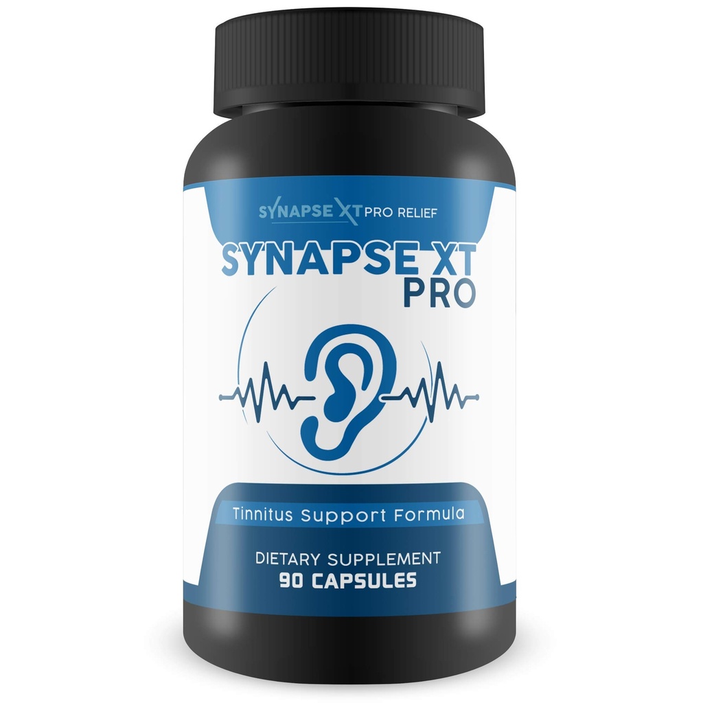 Synapse XT Pro - Tinnitus Support Formel - Unterstützung reduzierte Entzündung, Lärm, & Oxidation - proprietäre Tinnitus Kräuterhilfe Formel - Ginseng, Turmeric, & viele weitere Kräuter, 90 Count (Pack von 1)
