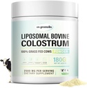 Liposomal Bovine Colostrum Powder - Pure Bovine Colostrum für Menschen - Gras Fed Colostrum Supplement für Gut-Unterstützung, Immun-Gesundheit und Haar-Wachstum,72 Servierungen pro Flasche.180g/6.35 Unze