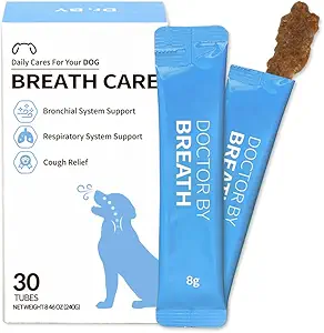 Doctor By Breath Bronchial Ergänzungen für Hunde - Hundehusten Relief - für trockene, nasse & barkly Pet Husten (8.5 Unze (Pack von 1))