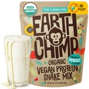 EarthChimp Organic Vegan Protein Powder - mit Probiotics - Non GMO, Dairy Free, Non Whey, Plant Based Protein Powder für Frauen und Männer, Glutenfrei - 26 Servierungen 32 Oz (Plain & Unsweetened) No Scoop