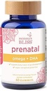 Mami's Bliss Prenatal Vitamin mit Omega & DHA: Unterstützt Baby Brain & Eye Entwicklung mit Vitamin C, Omega 3, 6, 9, & DHA, Vegan, Glutenfrei, Non-GMO, 60 Gummi (20 Servierungen)
