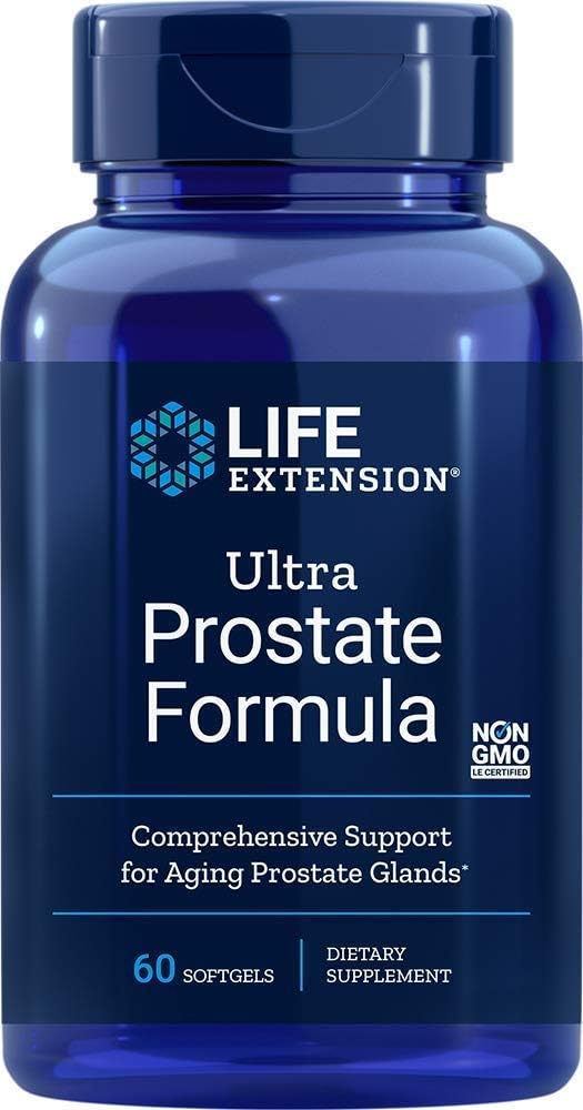 Life Extension Ultra Prostate Softgels, 60 Count (Pack von 2)