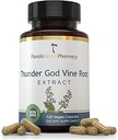 Florida Herbal Pharmacy, Thunder God Vine Root Extract Supplement Capsules