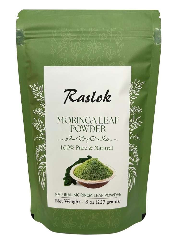 Moringa Pulver | 100% reine Moringa Blatt NO Stems | Moringa Olifera Pulver (8 Oz)