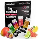 INSALTDTM Sugar Free Electrolytes Powder Packets mit No Stevia Nachgeschmack | High-Potency Hydration Packets | Keto Electrolyte Drinks | Intermittent Fasting Drink Mix | 12 Pack (Variety Pack)