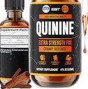 HERBIFY Quinine Tincture - Quinine Liquid Extract for Healthy Digestion - Quinine Cinchona Supplement for Better Absorption - US Made Product - für Männer & Frauen 4oz (120ml)