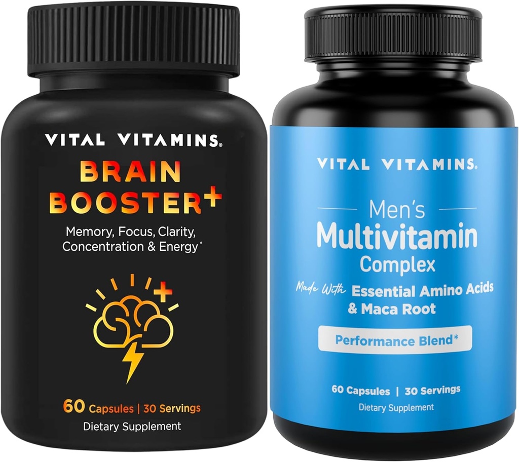 Vital Vitamine Brain Booster Plus + Männer Multivitamine