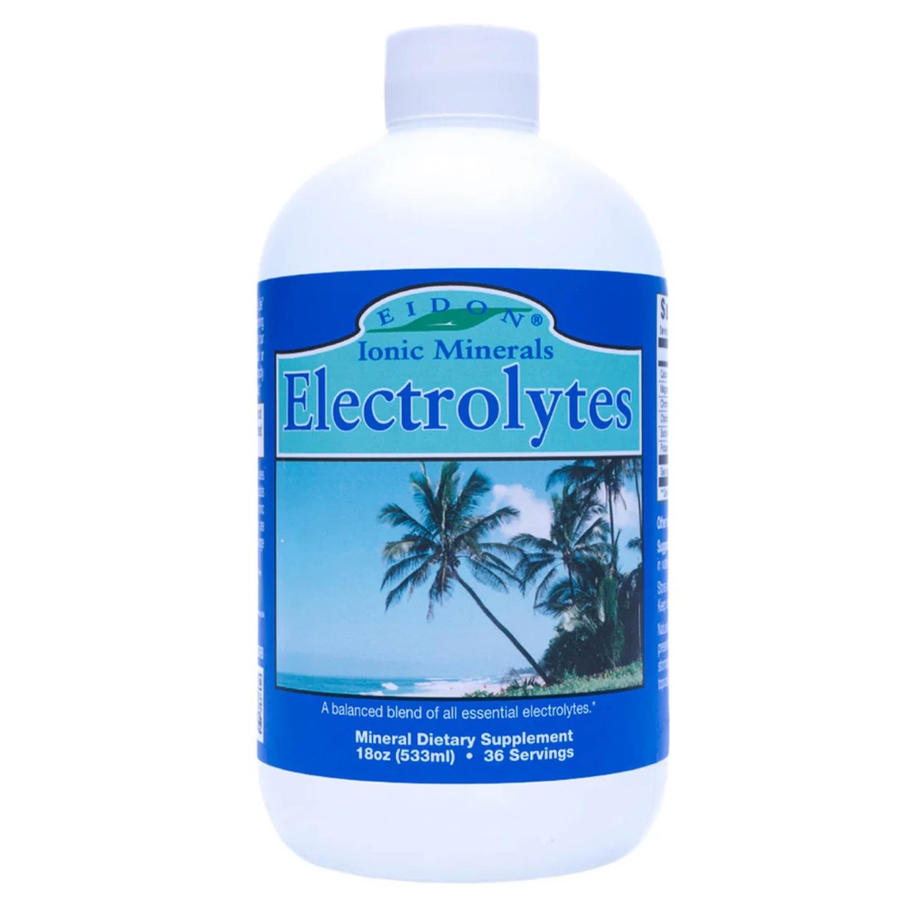 Eidon Electrolytes - Flüssige Elektrolyttropfen, Ionic Mineralische Ergänzung zu Wasser hinzufügen, Replenish & Balance Das Elektrolyt-Equilibrium, Hydration Support, Unsweetened Sugar Free - 18 oz