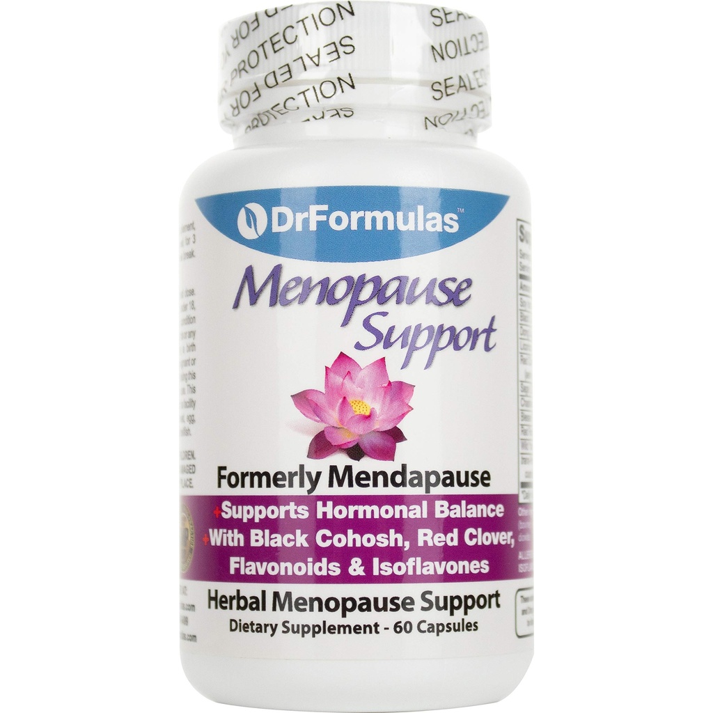DrFormulas Menopause Supplement für Hot Flashes, Night Sweats und Mood Swings Relief mit DIM, Dong Quai, Black Cohosh, 60 Count