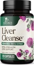 Liver Cleanse Detox & Repair Formula - 20-in-1 Advanced Liver Support Supplement mit Silymarin Milk Thistle, Dandelion Root, Artichoke Extract, Turmeric, Choline, & Beetroot - 120 Veggie Capsules