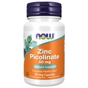 JETZT Nahrungsergänzungsmittel, Zink Picolinat 50 mg, Unterstützt Enzymfunktionen*, Immununterstützung*, 30 Veg Kapseln