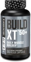 Jacked Factory Build-XT 50+ Daily Muscle Builder - Muscle Recovery Supplement & Muscle Builder für Männer und Frauen mit KSM-66 Ashwagandha, Primavie Shilajit, ElevATP, & Astragin - 90 Count
