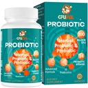 Probiotics for Women & Men - 300 Billion CFU, 24 Strains Probiotic + 15 Organic Herbs Prebiotics Blend, für Gesamtdigestive Gut Gesundheit, Immune, Verstopfung & Bloating, Regal stabil - 2 Monate Versorgung