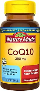 Nature Made CoQ10 200 mg Softgels (40 Count) (Pack von 3)