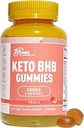 Real Ketone Keto BHB Gummies - Keto Gummies mit BHB Exogene Ketone für Enhanced Performance Energy Focus und Keto Diät-Unterstützung - High Strength Sugar Free Keto Gummy - 30 Portionen (Peach)