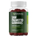 Saw Palmetto für Herren Gummies - DHT Blocker Supplement für Haargesundheit und männlich gemusterte Balding - 60 Count - Unterstützt Kopfhaut und Prostata Wellness - Himbeer Geschmack - Vegan, Non-GMO, 1 Monat Versorgung