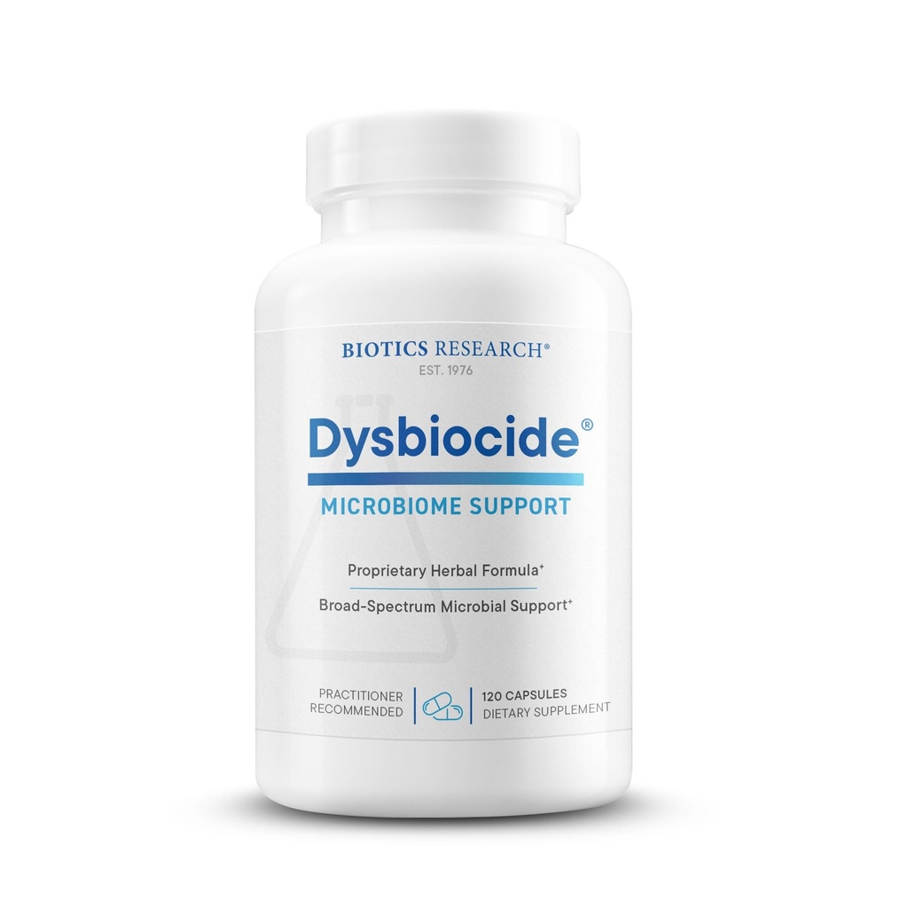 Biotics Research Dysbiocide Synergistic Botanical Blend unterstützt normale Gut Gesundheit für Frauen und Männer - Verdauungs-Gesundheitsergänzung - Unterstützt Balanced Gut microbiome - 120 Kapseln