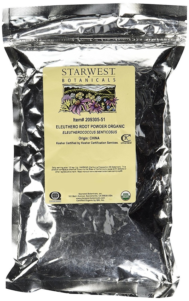 Bio Eleuthero Wurzelpulver, 1lb