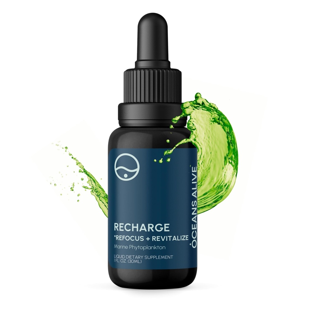 Aktivierung Ozeane Alive | 1 fl oz (30 ml) | Marine Phytoplankton Supplement | Chlorophyll & Mineral-Rich Formel für Energie & Fokus | Natürliche Antioxidantien Tropfen