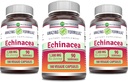 Erstaunliche Formeln Echinacea | 1300 Mg | Veggie Kapseln Ergänzung | Non-GMO | Gluten Free | Made in USA (3 Pack | 180 Count)