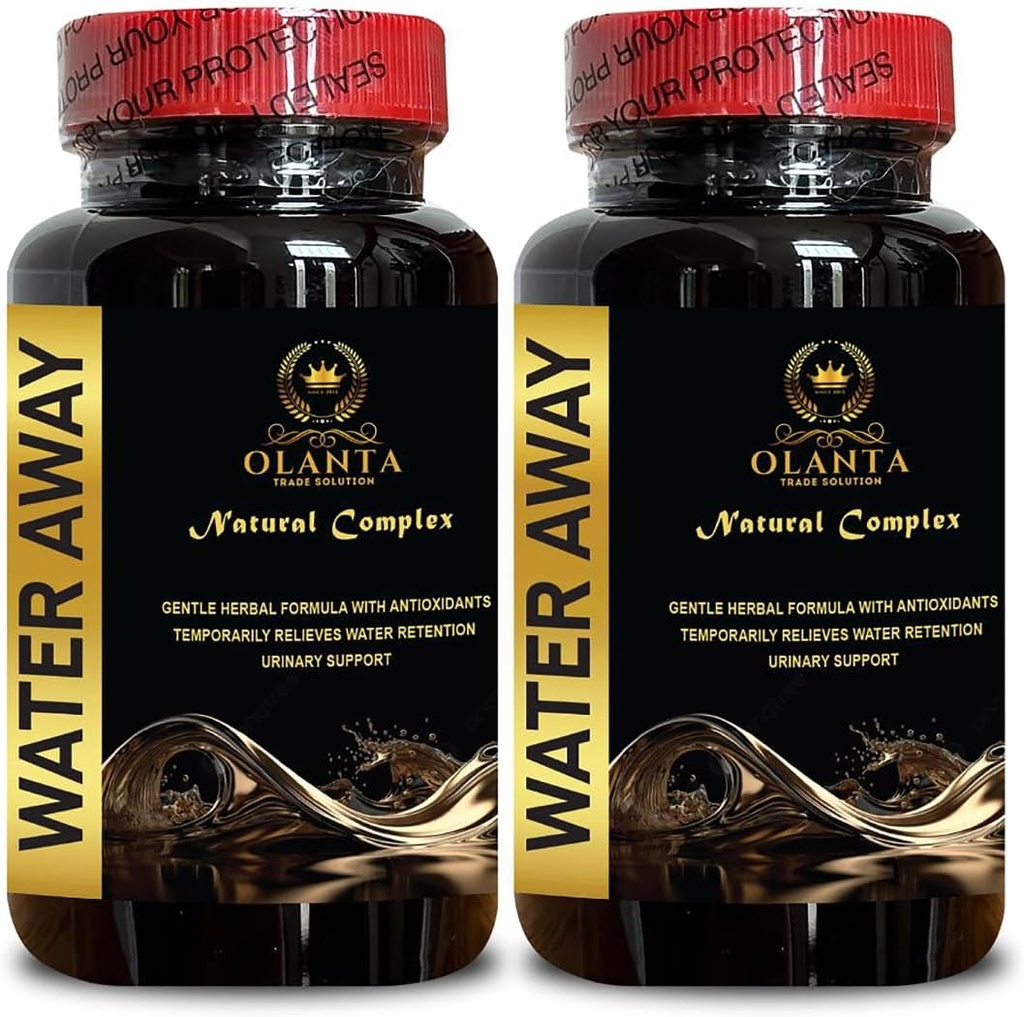 Natürliche Wasser Weg Pillen - Fast Acting Natürliche Wasser Weg Pillen für Frauen und Männer, Wasser Pillen Vitamine, diuretische Pillen für Wasserrückhaltung, Fast Acting Bloating Relief, - 2 Flaschen