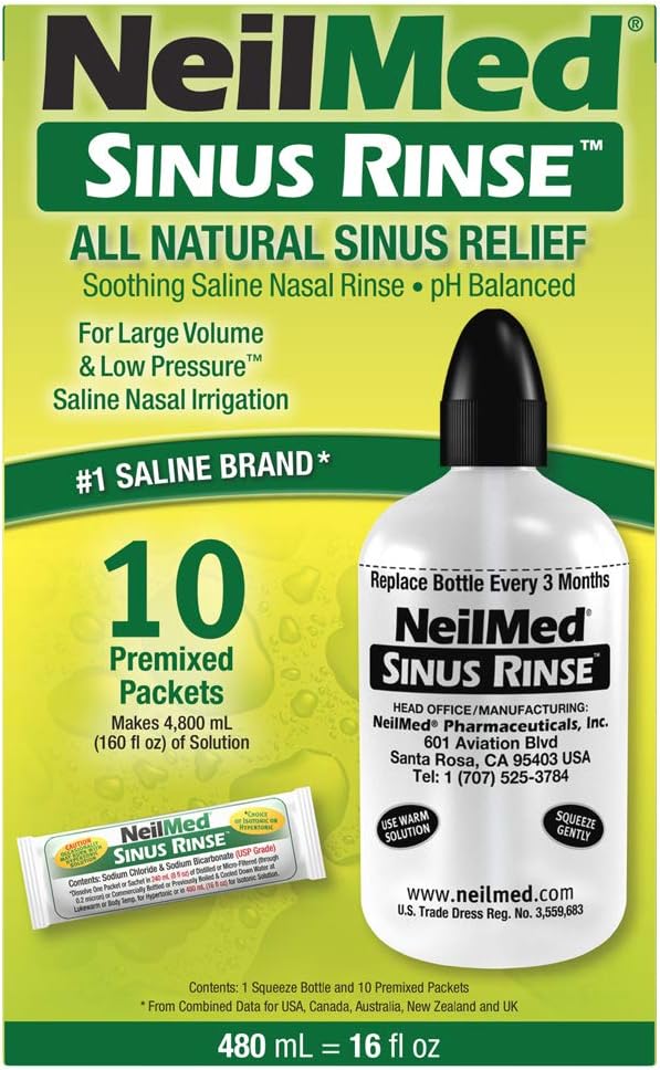 Sinus Rinse 16oz Extra große Flasche