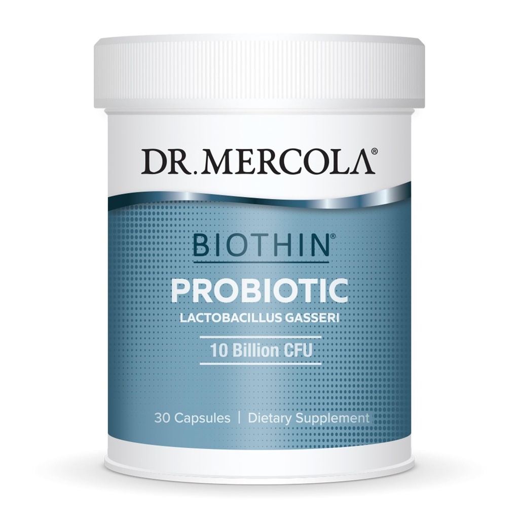Dr. Mercola Biothin Probiotikum - Lactobacillus Gasseri BNR17 - Unterstützt Verdauungsgesundheit und Stoffwechsel - 30 Delayed-Release-Kapseln (30 Portionen)