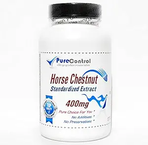 Horse Chestnut Standardized Extract 400mg // 100 Kapseln // Pure // von PureControl Supplements