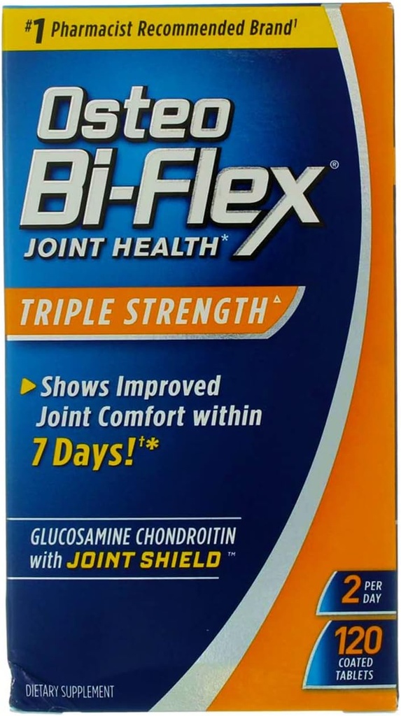 Osteo Bi-Flex Triple Strength Caplets - 120 ct, Pack von 6
