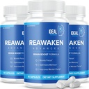 Reawaken Brain Boost Ergänzung für Speicher Erweiterte Formel (3 Pack - 180 Kapseln)