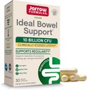 Jarrow Formulas Ideal Bowel Support - 10 Billion Organisms Per Serving - 30 Veggie Caps - Bowel Support - Reduziert Bloating, Gas & Intestinal Discomfort - Bis zu 30 Portionen