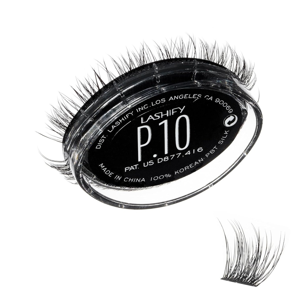 Lashify Plushy 10mm Gossamer Lashes in Schwarz, Easy DIY False Lashes für einen voluminösen aber dennoch natürlichen Look