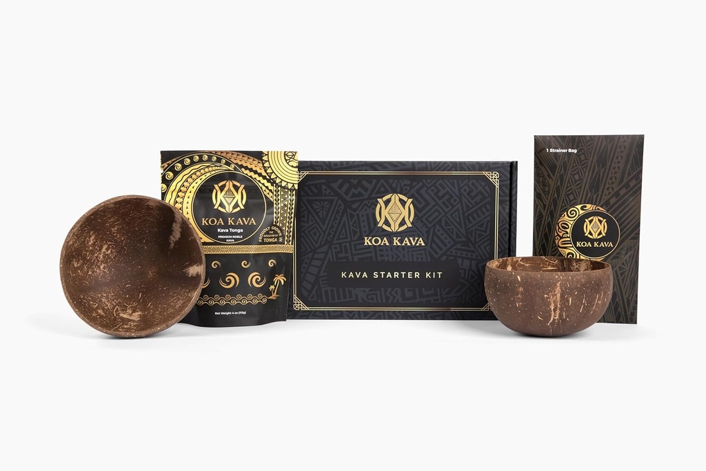 Koa Kava Tee-Starter-Kit - Alles, was Sie brauchen, um loszuwerden Kava Root und Gefühl wahre Kava Kava Entspannung