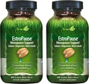 Irwin Naturals EstroPause Menopause & Women’s Health Support – 80 Liquid Soft-Gels – Gentle Hormonal Balance Formel - 2 Pack