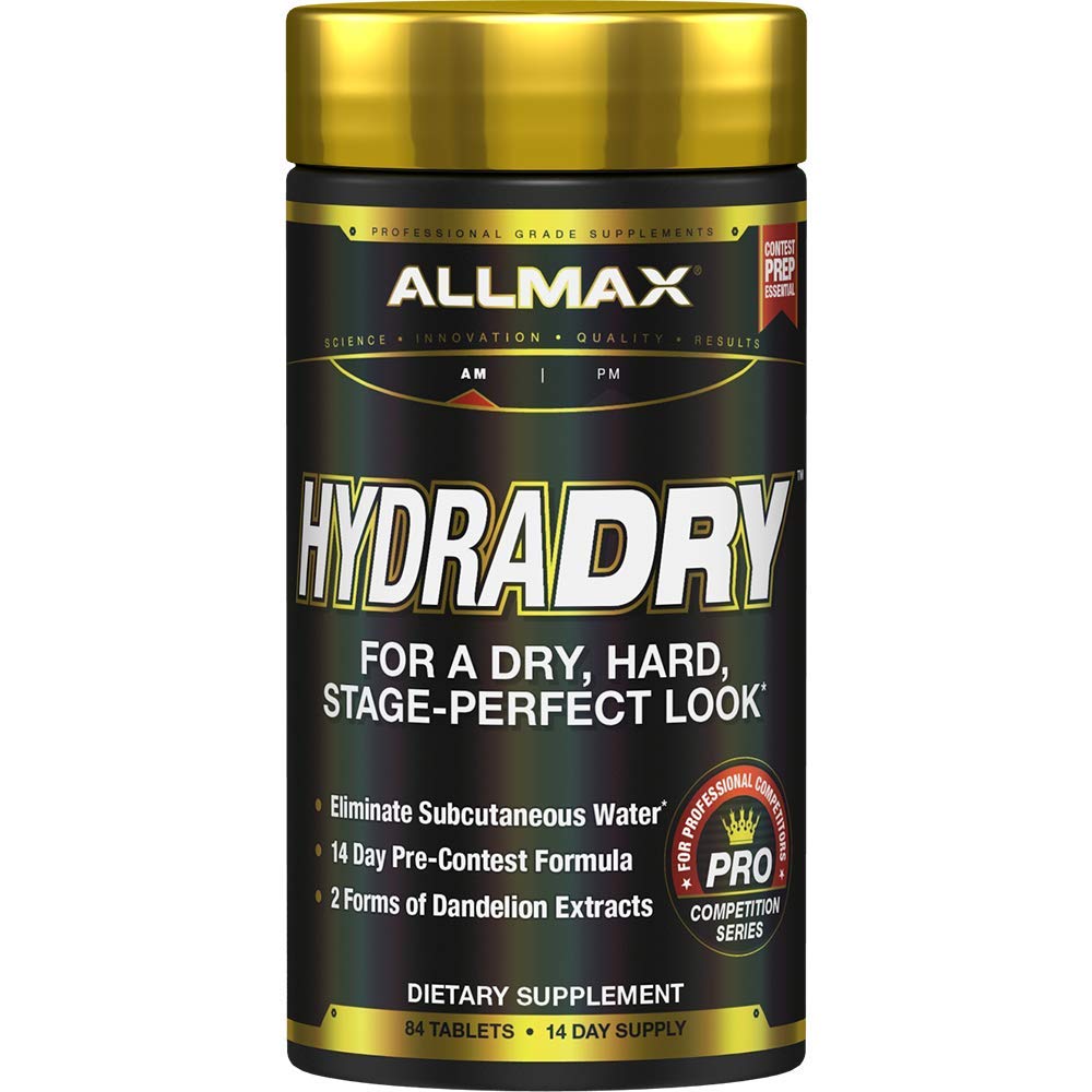 ALLMAX Nutrition HydraDry, 14-Day Pre-Contest Wasserverlust System, 84 Tabletten
