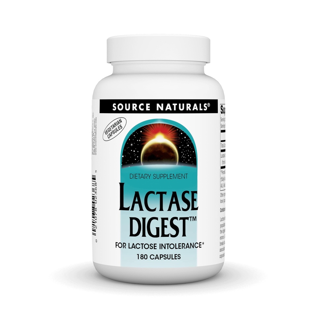 Quelle Naturals Lactase Digest, für Lactose Intolerance* - 180 Kapseln