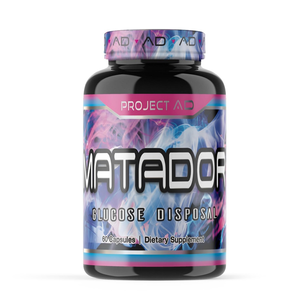 Projekt AD Matador Muscle Builder verbessert Muskelpumpen und fördert Muskelwachstum und Energie (60 Kapseln)