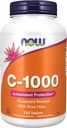 Now Foods, C-1000 ,Now Foods Vitamin C-1000 Sustained Release with Rose Hips, 250 Tablets