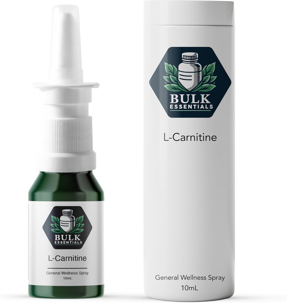 L-Carnitin Spray – 2mg pro Spray, 100 Sprays – Non-GMO, Vegan, Made in USA