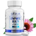 Lymphatic Support Supplement, Lymphatic Drainage Supplements mit Dandelion, Burdock, Echinacea, Lemon & More, Lymphsystem Unterstützung für Männer und Frauen – 60 Kapseln