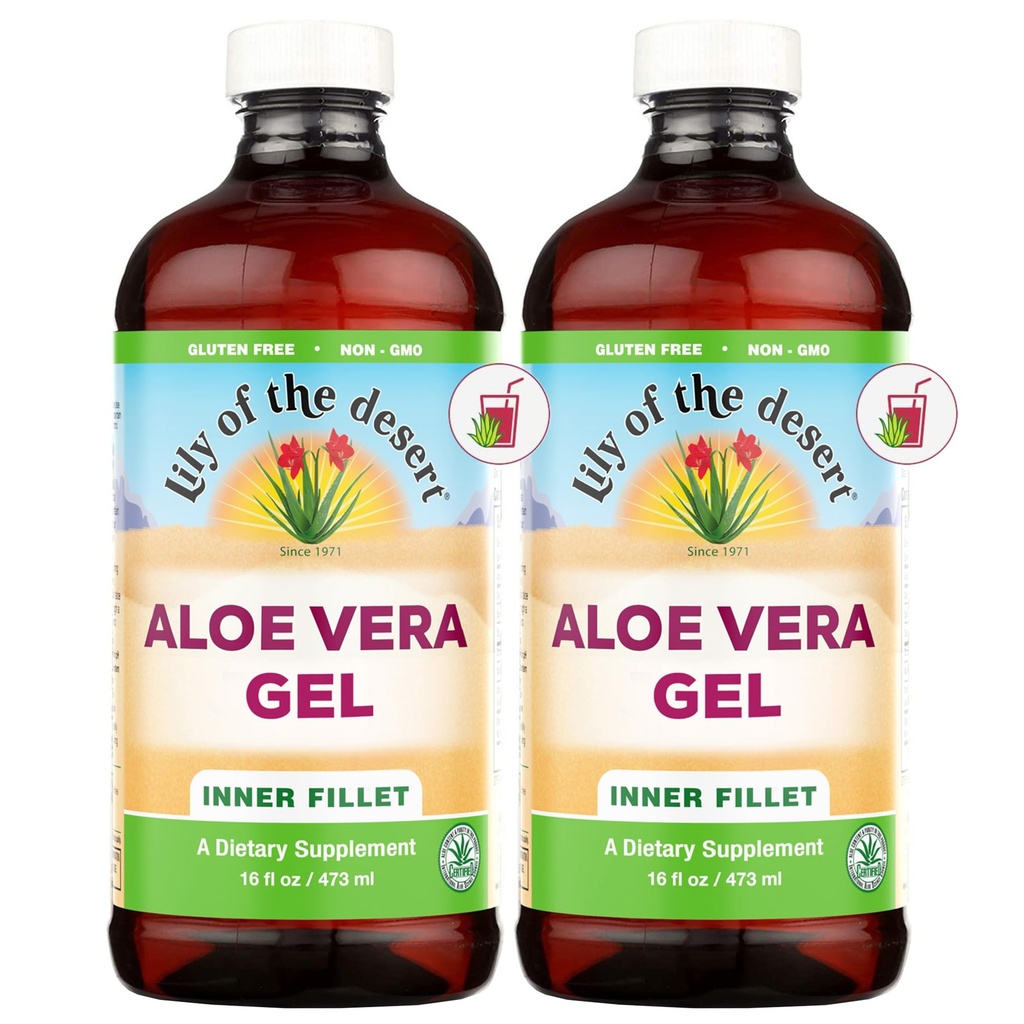 Lily of The Desert Aloe Vera Gel 16 oz (Pack von 2)