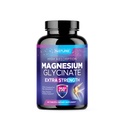 Magnesium Glycinate 250mg - Hohe Absorption Chelat Magnesium Supplement - 100% reines Magnesium Glycinat - Stress, Schlaf, Herz und Muskel-Gesundheitsunterstützung - Non-GMO, Vegan, Gluten-Free (60 Tabletten)