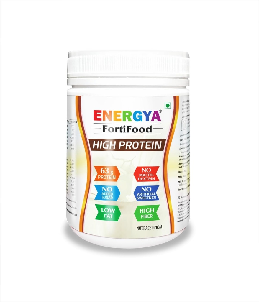 FORTIFOOD High Protein Powder 63g, Geschmack Best Whey & Plant Protein + Prebiotic Fiber, 24 Vitamine Mineralien für Muskel, Metabolic & Frauen Gesundheit, Erholung, Immunität