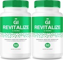 (2 Pack) GI Revitalize - GI Revitalize Pro Pillen zur Unterstützung gesunder Verdauung, GI Revitalized Advanced Formula for Gut Health, G I Revitalizer Maximum Strength Supplement Review (120 Kapseln)